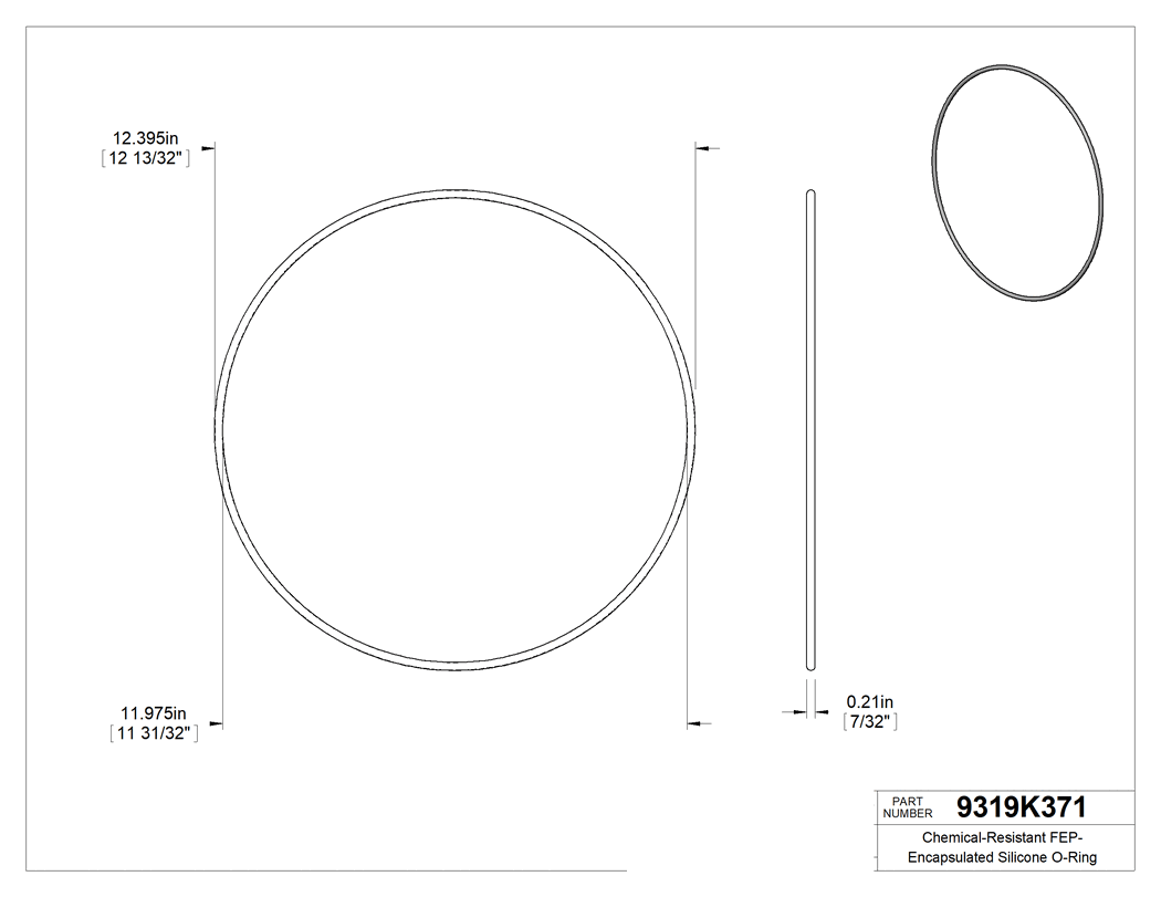 Technical drawing - 9319K371
